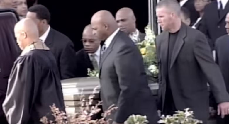 Brett Favre al funerale di Reggie White