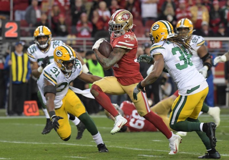 Mostert 49ers Packers