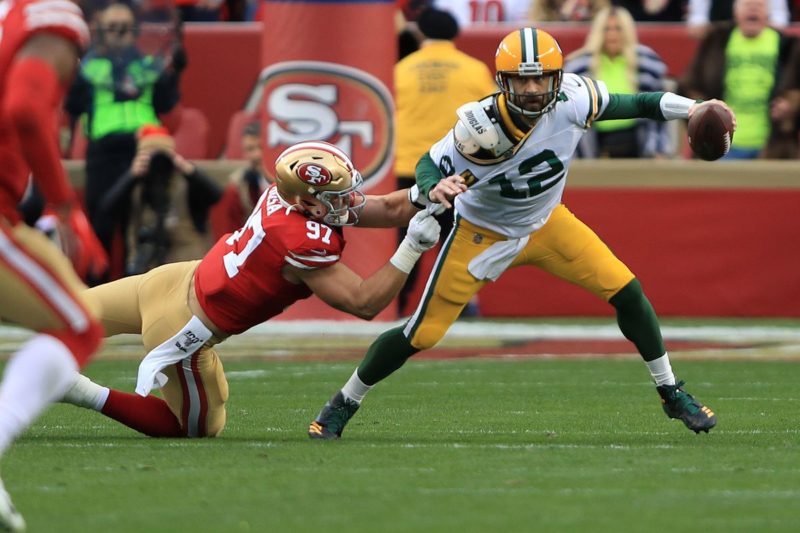 Rodgers Bosa Packers 49ers