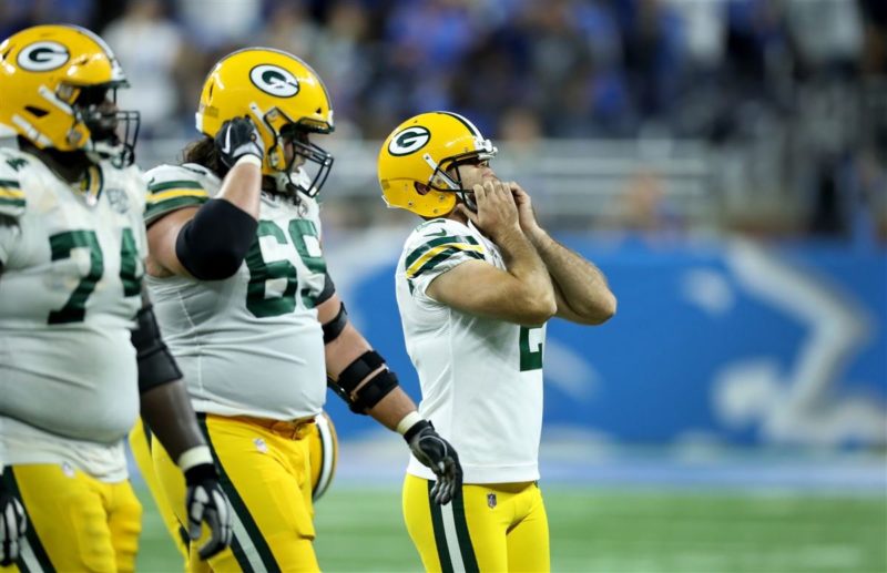 Mason Crosby Packers Lions