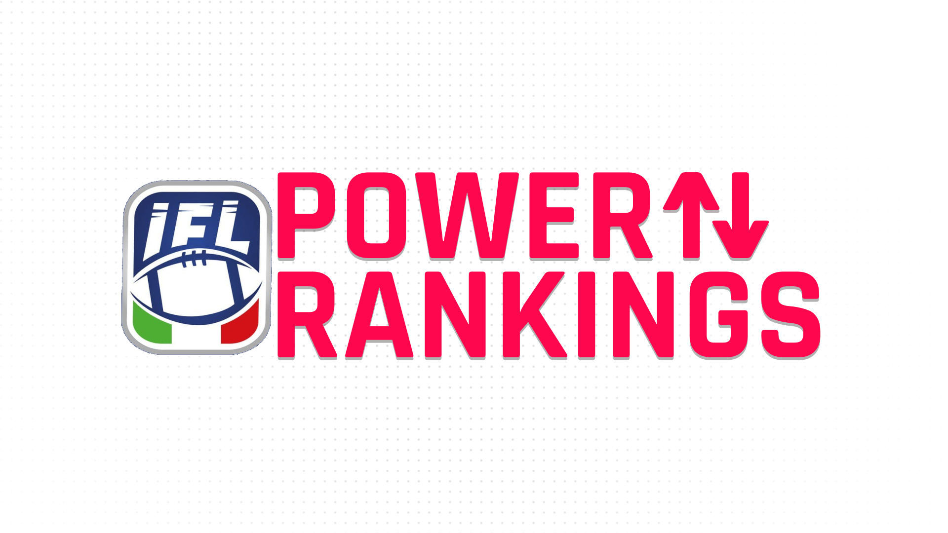 power ranking ifl 2022 logo