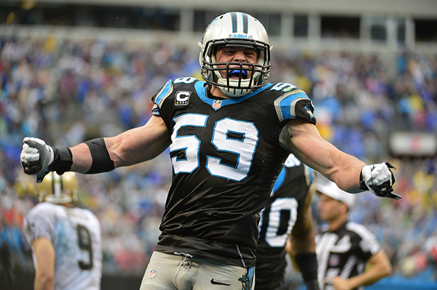 [NFL] Luke Kuechly, 24 tackle in una partita = record NFL