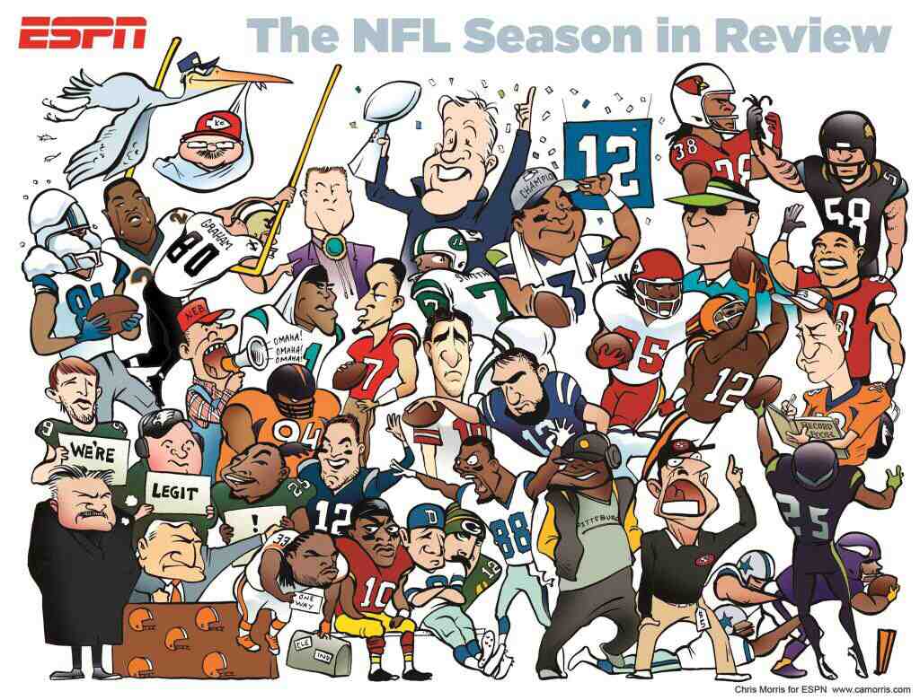 [NFL] Una stagione in due disegni