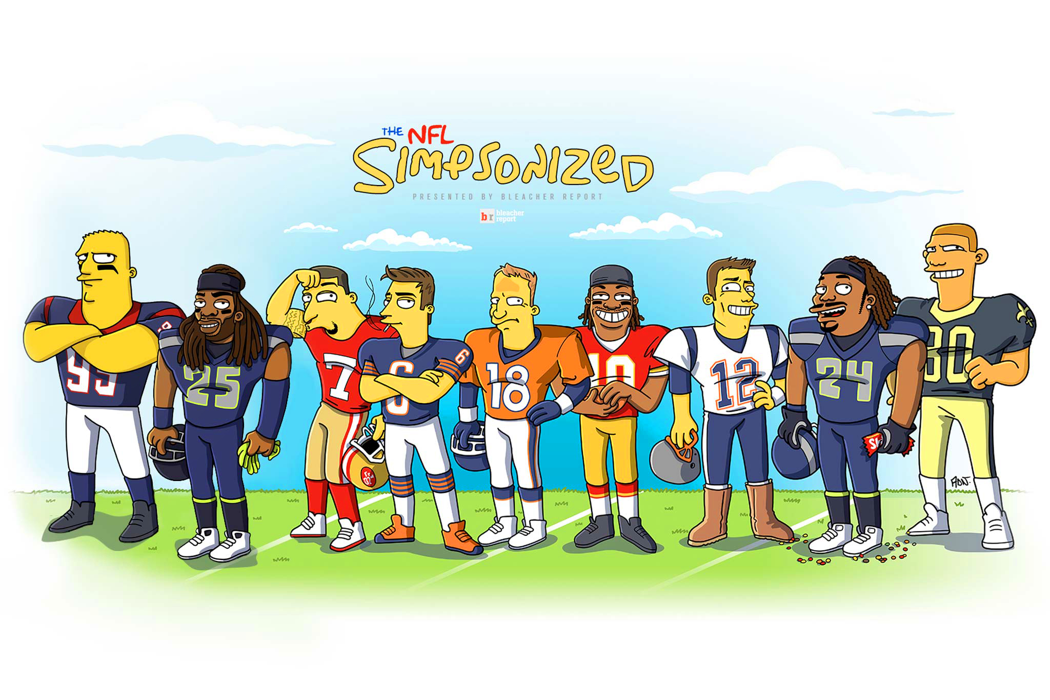 9 giocatori NFL nel mondo dei Simpson