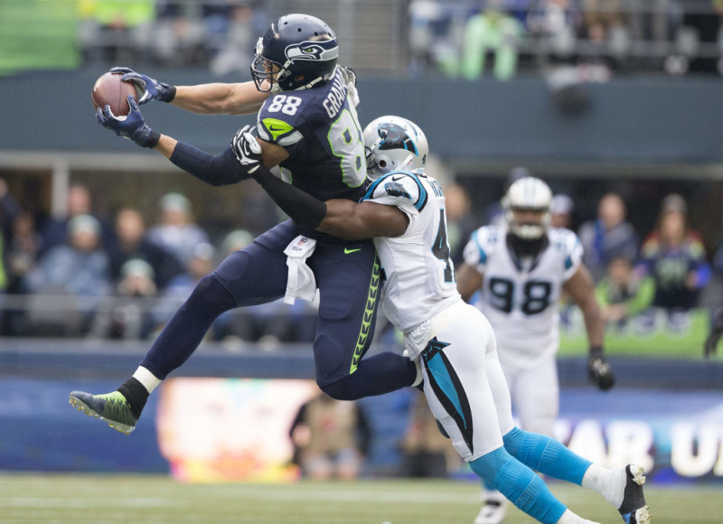 Seahawks tight end Jimmy Graham 