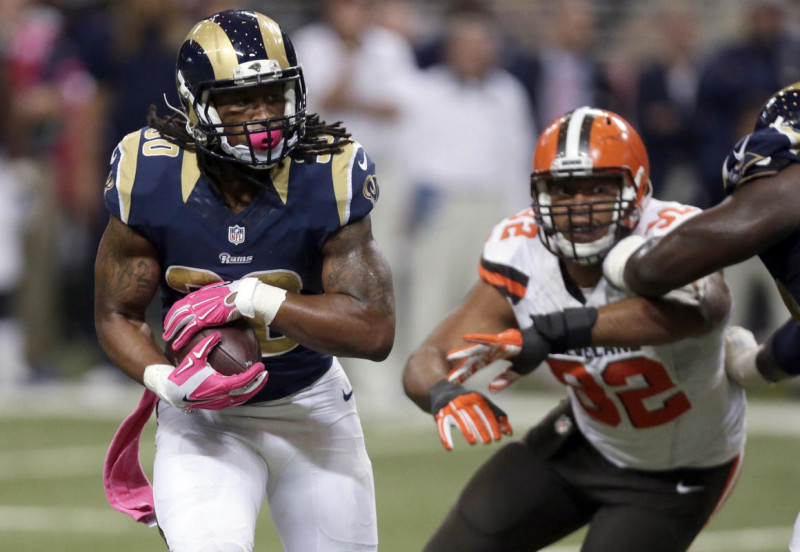 St.Louis Rams running back Todd Gurley