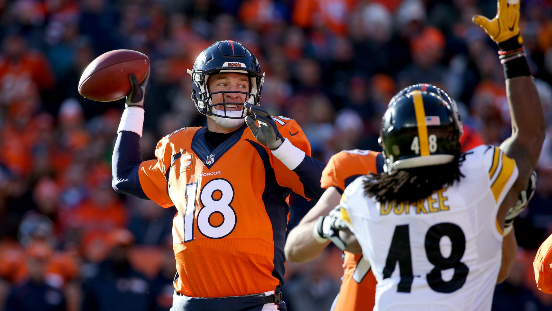 peyton manning denver broncos divisional playoff