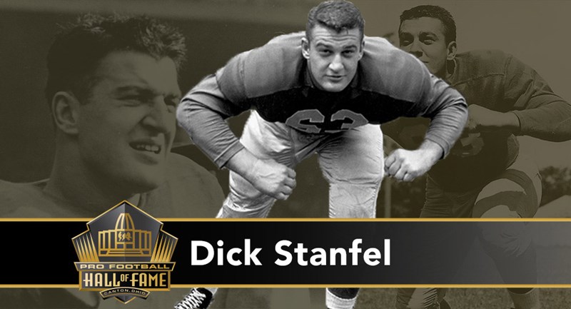 Dick Stanfel: guardia protagonista delle fortune dei Lions ad inizio anni '50, capace di guidarli a tre Championship in altrettante stagioni e a due titoli consecutivi nel 1952-53. I compagni lo eleggono MVP della seconda di queste stagioni. Ai Redskins prosegue la sua carriera tra i migliori giocatori NFL, ritirandosi a 31 anni.