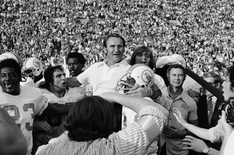 don shula miami dolphins 1972