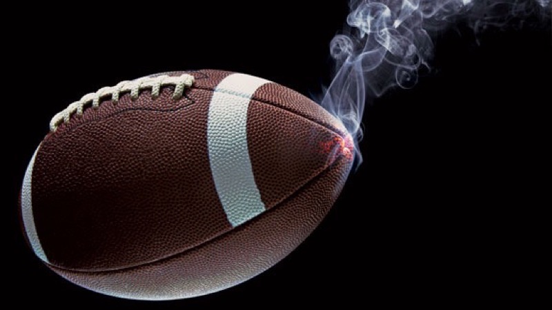 football smoke
