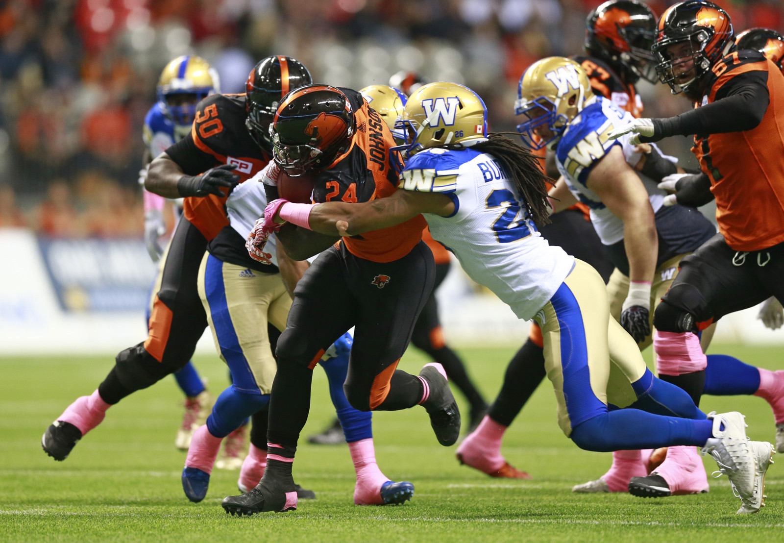 Winnipeg Blue Bombers vs BC Lions