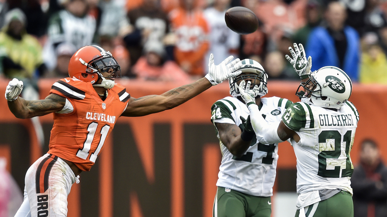 Marcus Gilchrist,Terrelle Pryor, browns jets