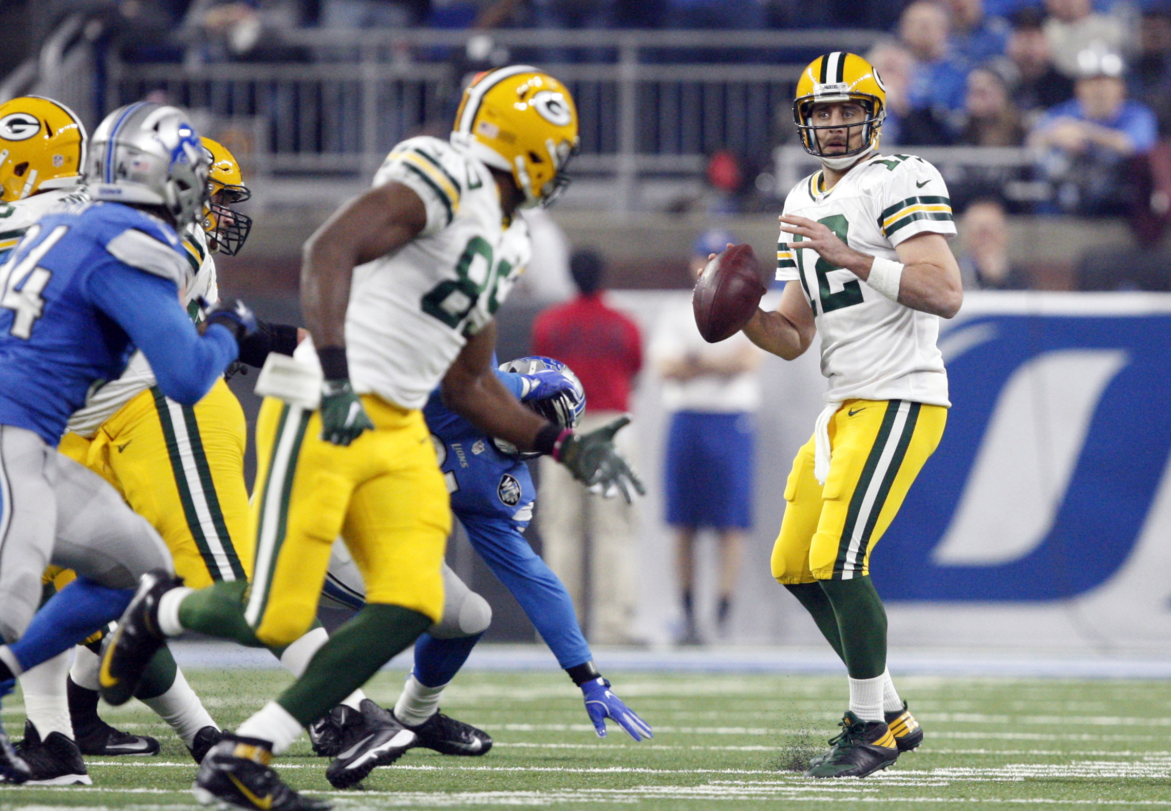 GREEN BAY PACKERS AT DETROIT LIONS