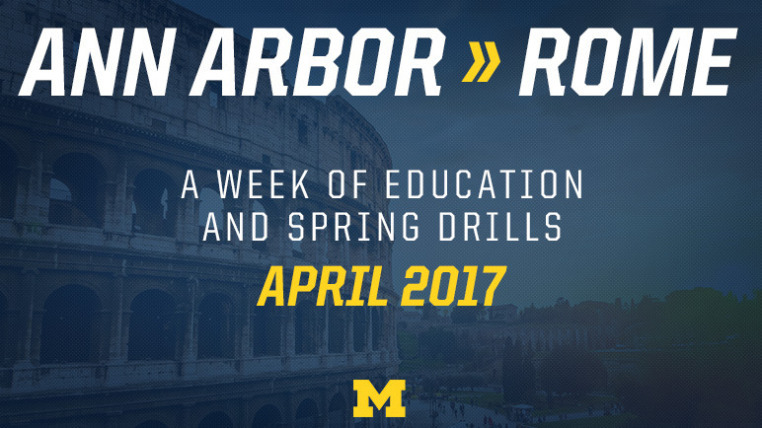 [NCAA] I Michigan Wolverines a Roma ad aprile