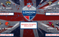 Il 27 aprile in vendita i biglietti per le partite NFL di Twickenham