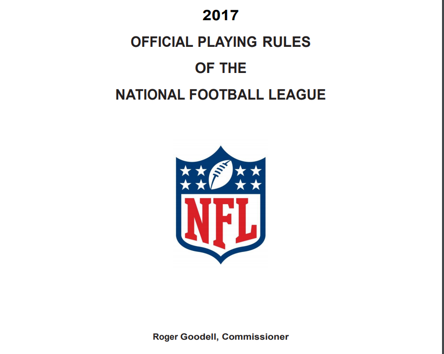 Regolamento di gioco NFL 2017
