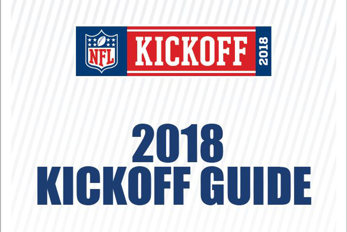 nfl kickoff guide 2018
