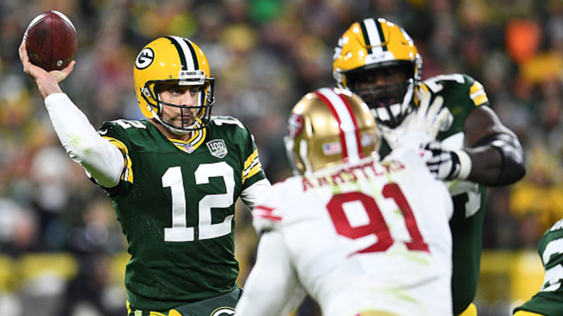 Aaron Rodgers Packers 49ers