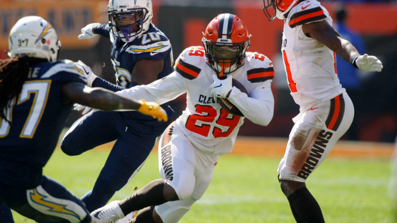 Duke Johnson Browns Chargers