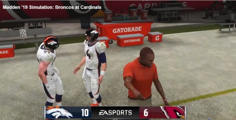 Madden 19 Simulation Broncos at Cardinals