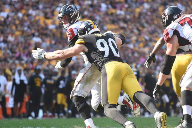 TJ Watt Steelers Falcons