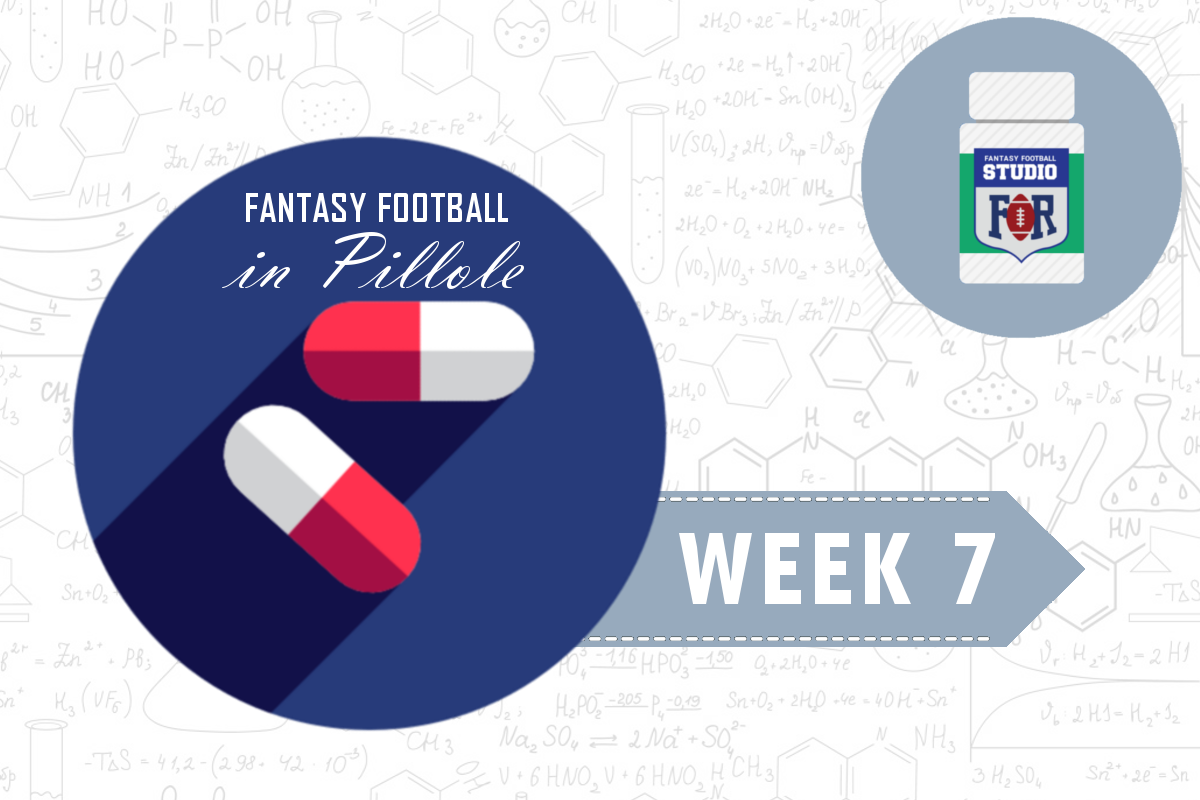 Fantasy Football: Week 7 in Pillole