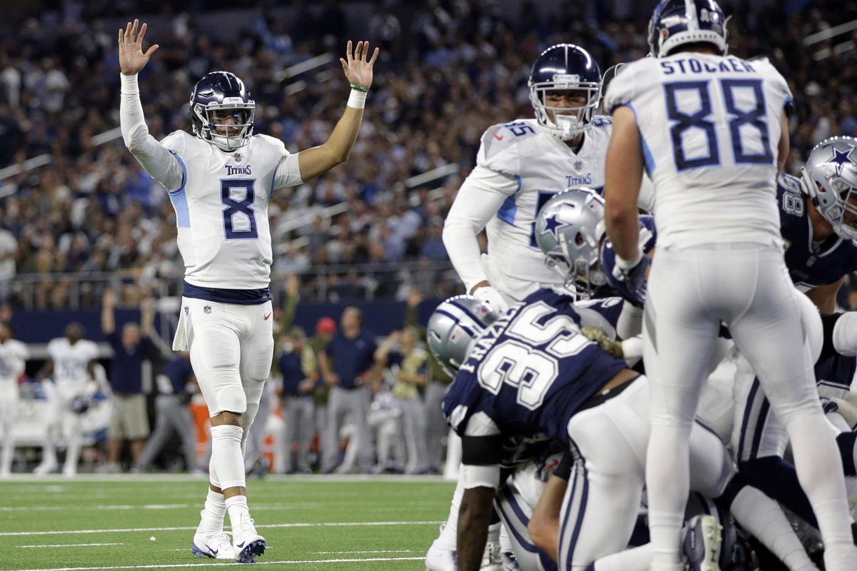 Mariota Titans Cowboys