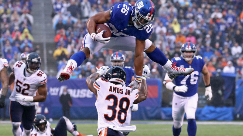 Saquon Barkley Giants Bears