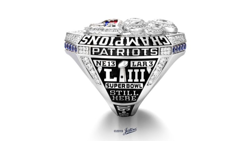New England Patriots anello