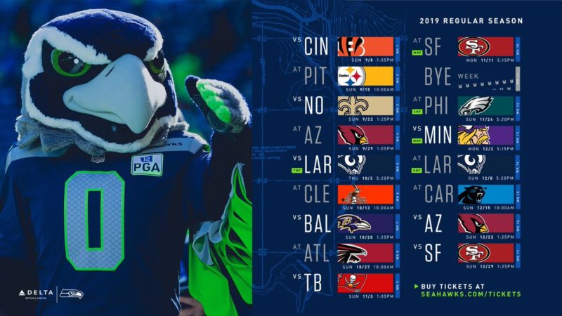 seahawks schedule