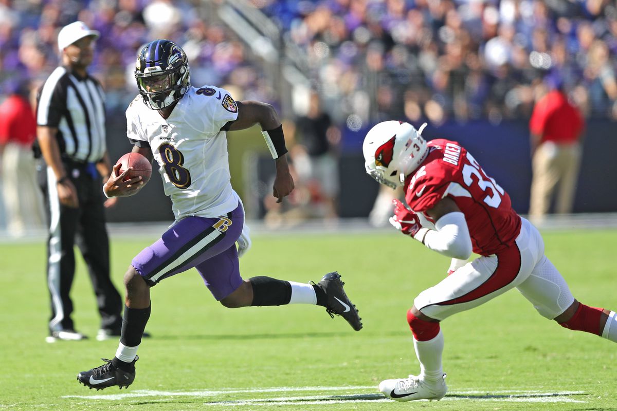 Lamar Jackson Ravens Cardinals week 2