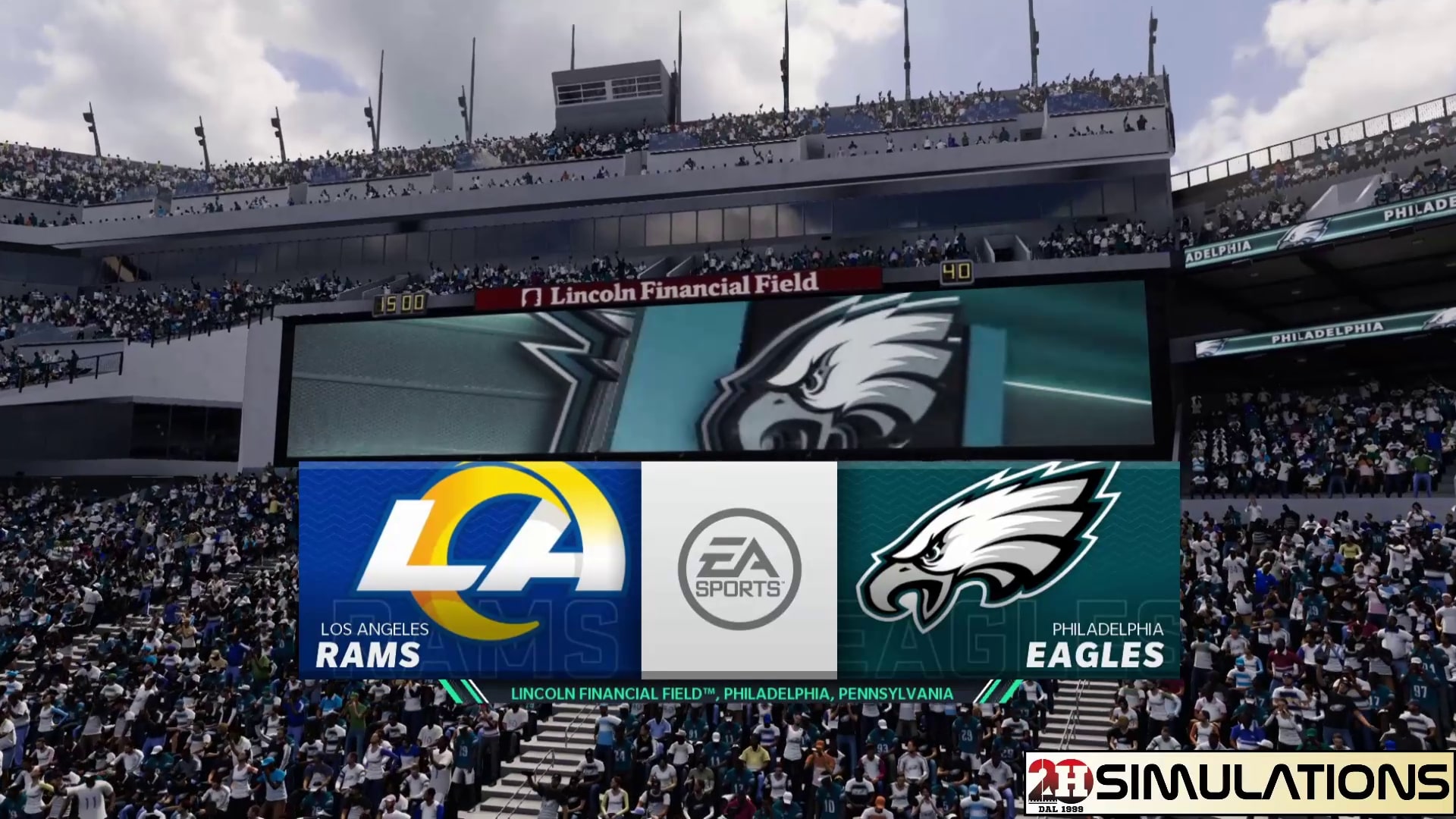 Huddle Simulations - Week 2: Rams vs Eagles
