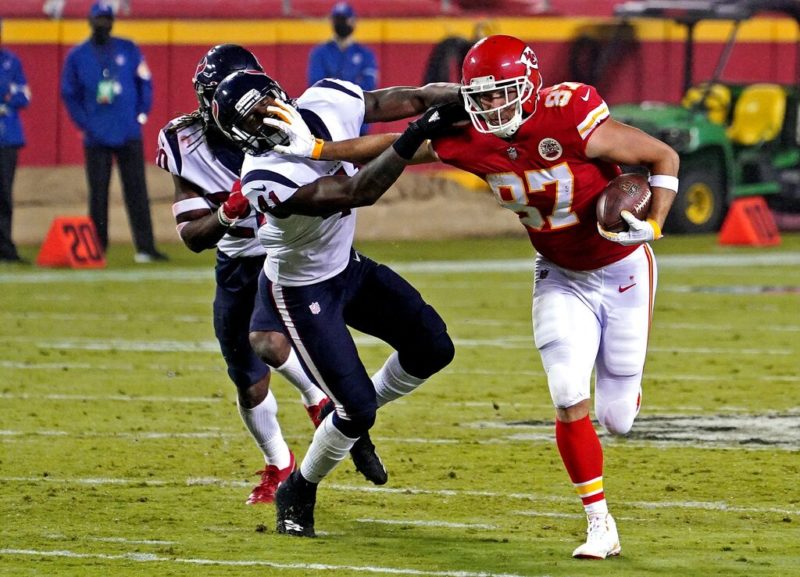 kelce chiefs texans