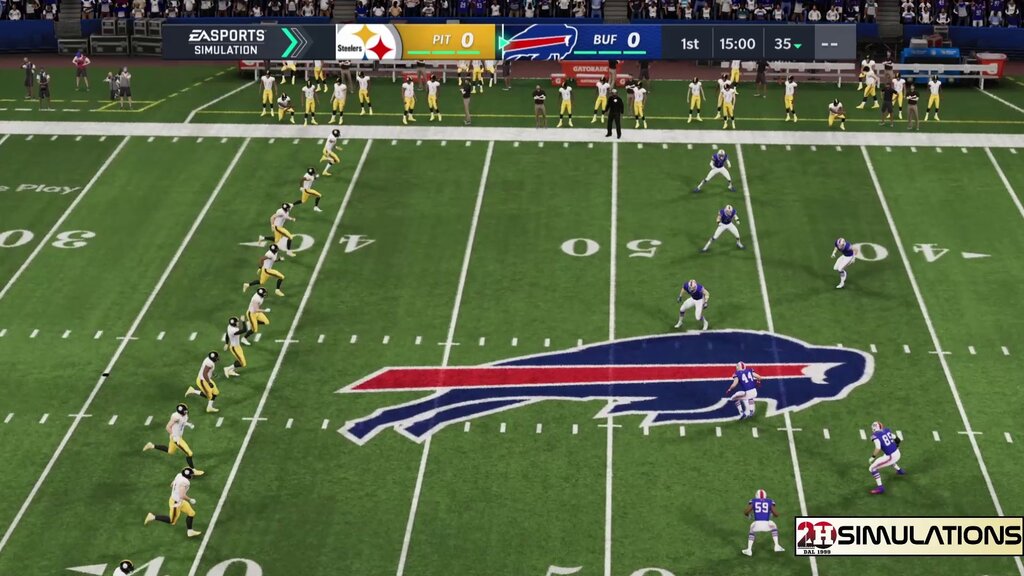 Huddle Simulations – Week 14: Pittsburgh Steelers vs Buffalo Bills