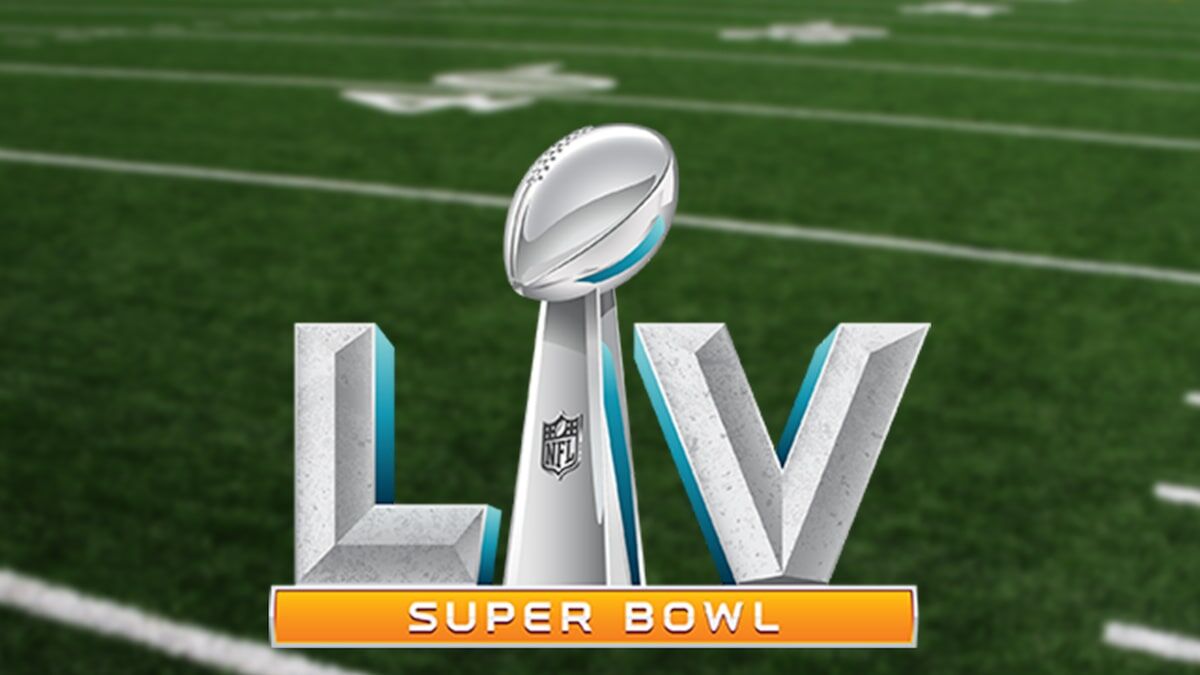 Super bowl lv record logo field record