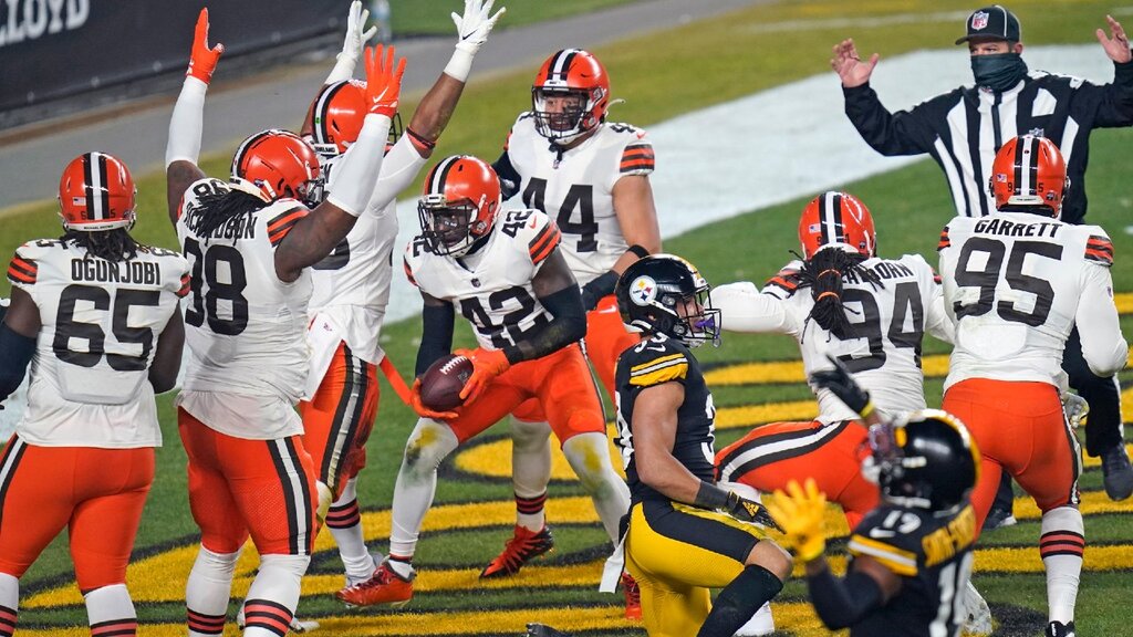 browns defense steelers