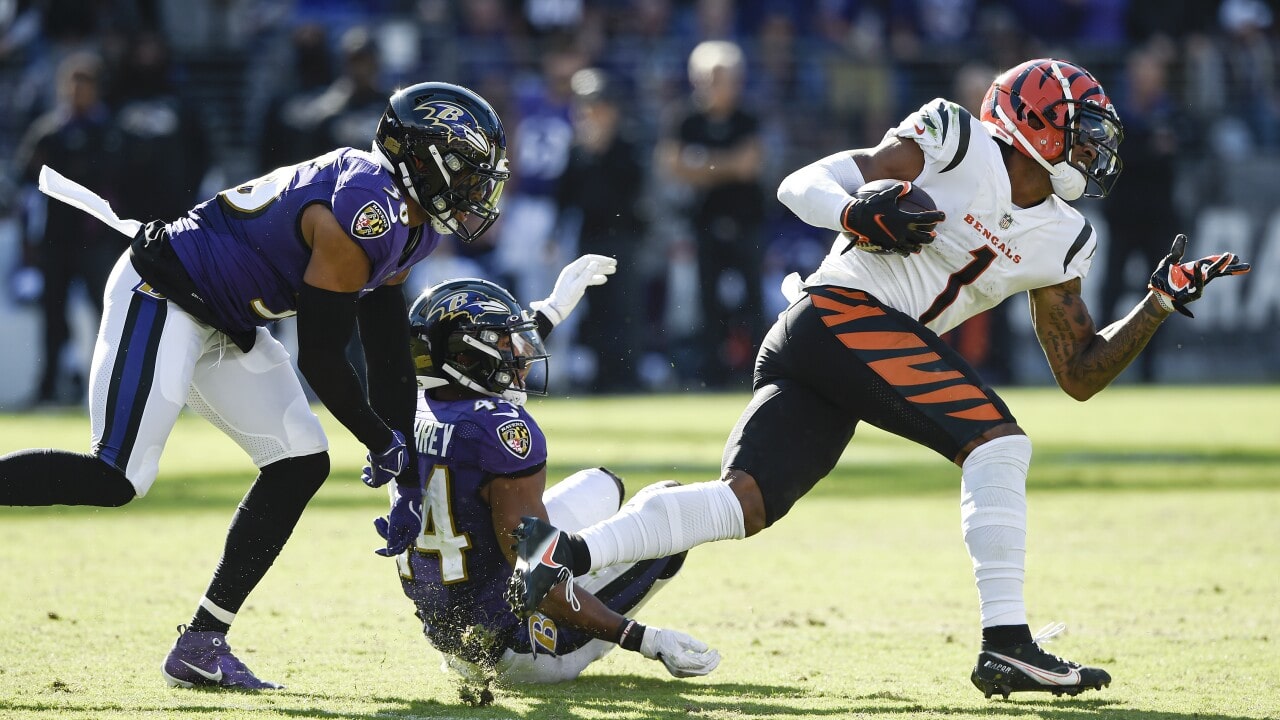 Chase Bengals Ravens rookie