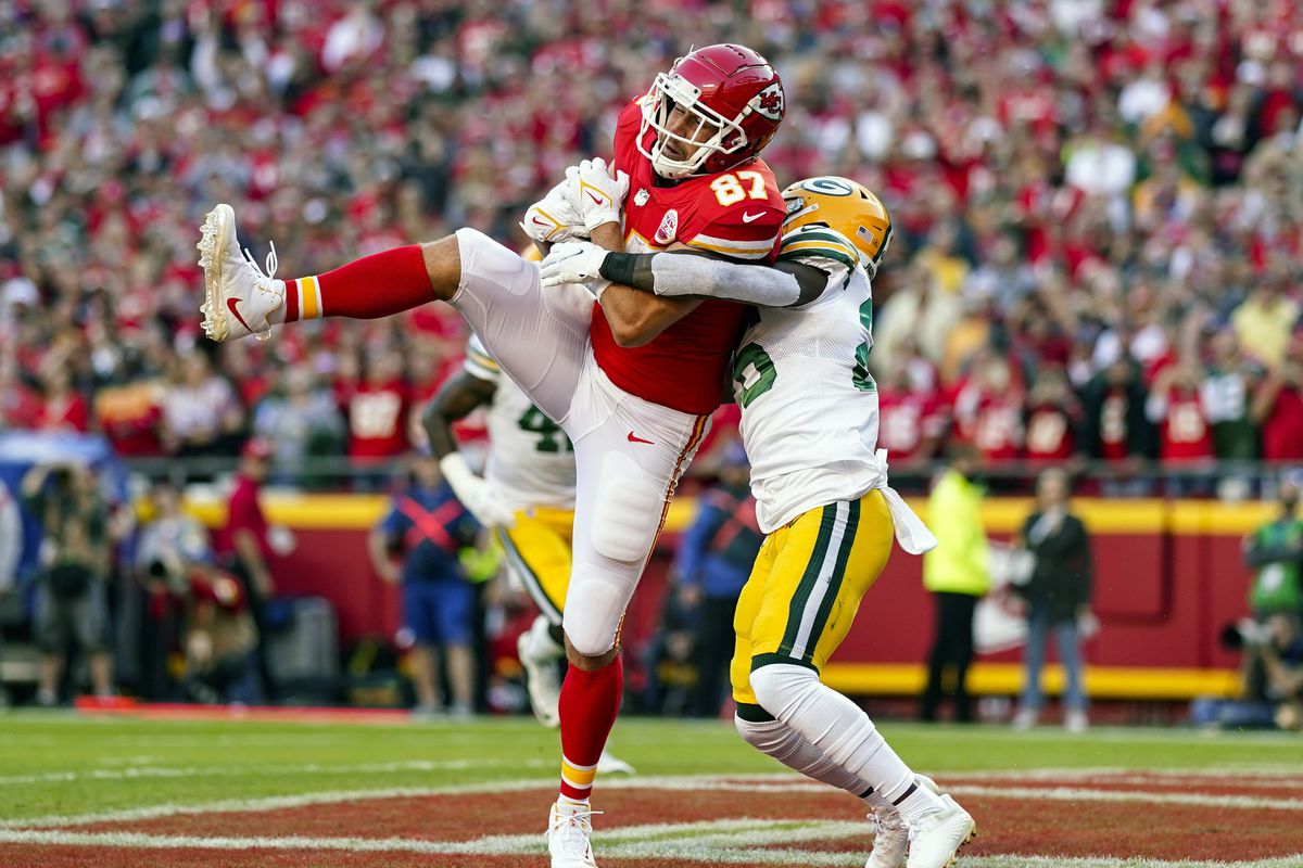 Kelce packers chiefs