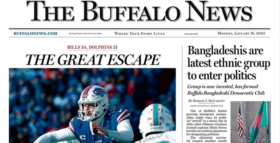 Buffalo News cover wild card