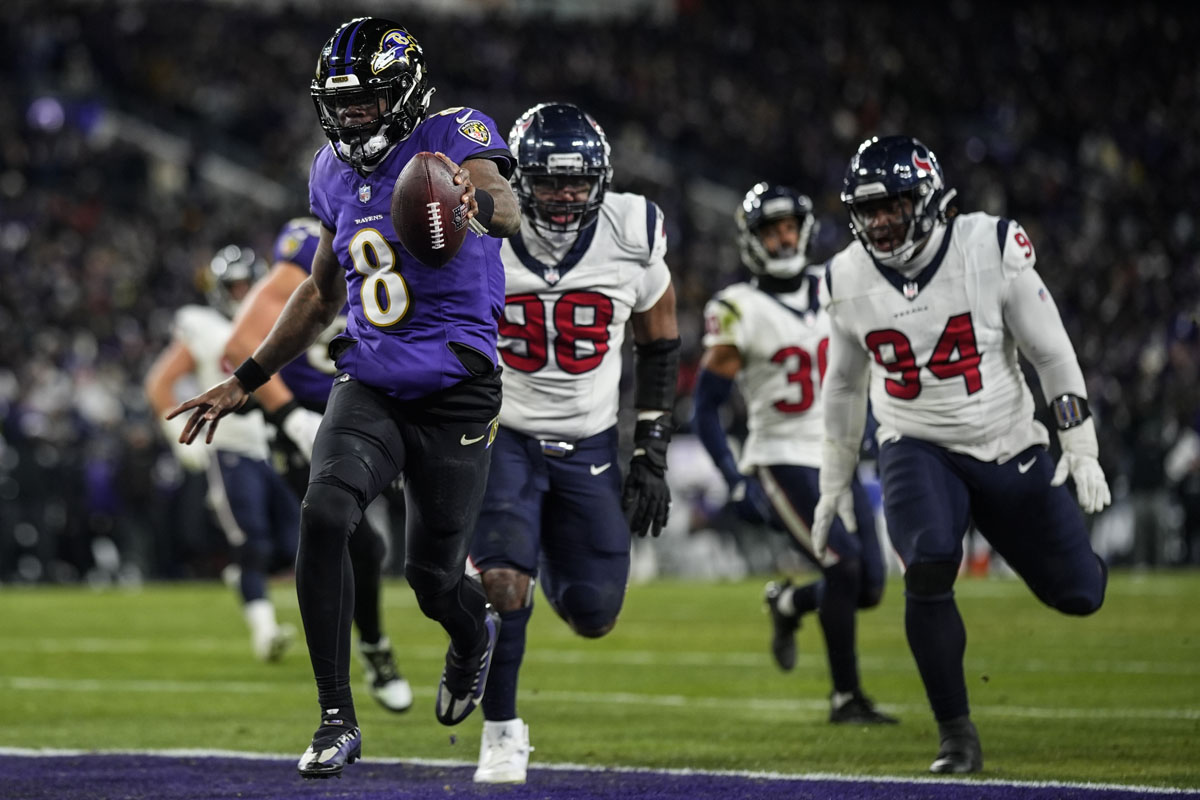 Jackson Texans Ravens pfwa nfl