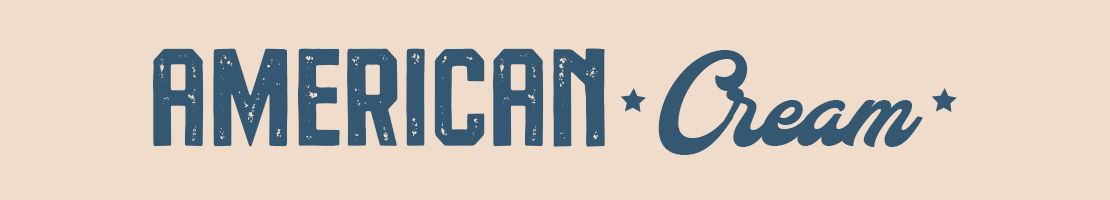 american cream banner